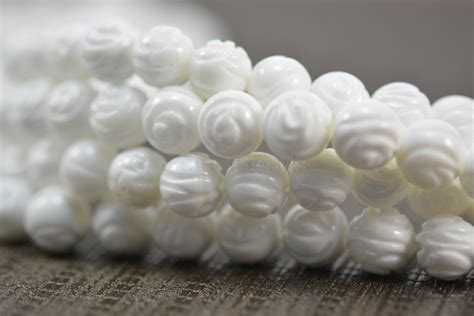 shell beads for jewelry making|8mm clam shell rounds.